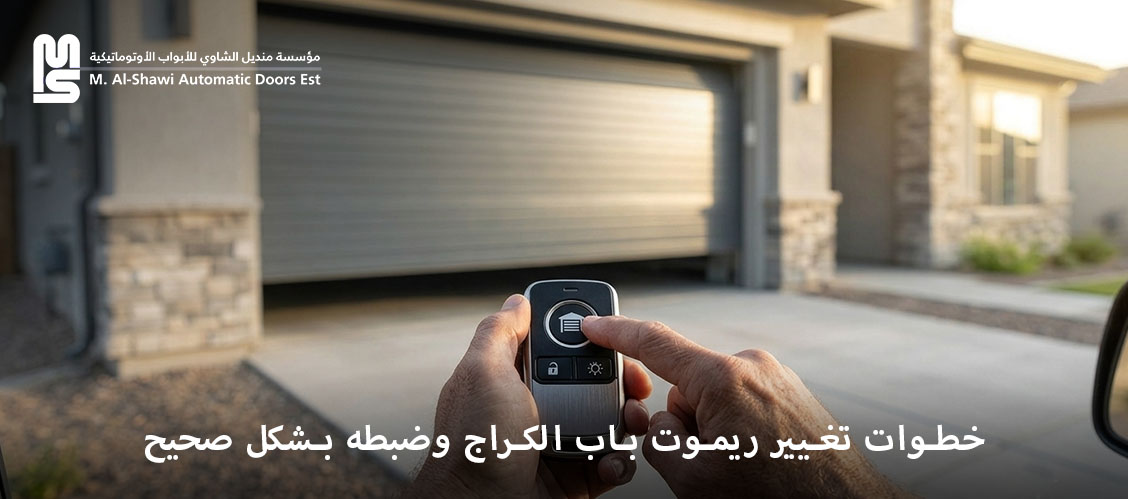 شرح كامل لخطوات تغيير ريموت باب الكراج وأهم النصائح المهمة